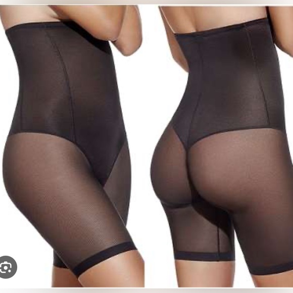 Seamless Black High-Waist Shapewear - Picture 2 of 4